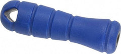 Grobet - 3-3/4" Long File Handle - For Use with 4, 5 & 6" Files, with Thread Insert - Industrial Tool & Supply