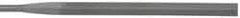 Grobet - 6-1/4" Needle Precision Swiss Pattern Slitting File - Round Handle - Industrial Tool & Supply
