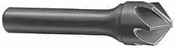 Hertel - 5/16" Head Diam, 1/4" Shank Diam, 6 Flute 120° Solid Carbide Countersink - Industrial Tool & Supply