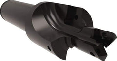 Allied Machine and Engineering - AND10050, MS 33649, SAE AS5202 Standard, 7/16-20" Thread, 4 Tube Dash Number, 60° Porting Angle, 0.454" Pilot Diam, 5/8" Shank Diam, Indexable Spade Blade Insert Porting Tool - 2 Porting Inserts, 3.512" Overall Length - Industrial Tool & Supply