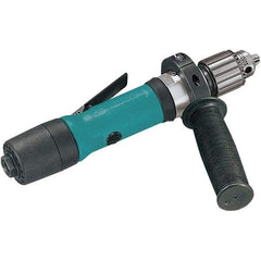 Dynabrade - 1/4" Keyed Chuck - Inline Handle, 5,000 RPM, 22 CFM, 0.4 hp - Industrial Tool & Supply
