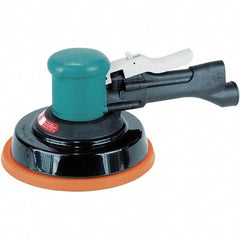 Dynabrade - 10,000 OPM, 23 CFM Air Consumption, Palm Air Orbital Sander - Round Pad, 1/4 NPT Inlet - Industrial Tool & Supply