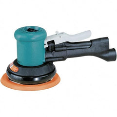 Dynabrade - 12,000 OPM, 23 CFM Air Consumption, Palm Air Orbital Sander - Round Pad, 1/4 NPT Inlet - Industrial Tool & Supply