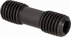 Iscar - Hex Socket Set Screw for Indexable Boring Bars, Grooving & Turning - 1/4 Thread, For Use with Tool Holders - Industrial Tool & Supply
