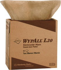 Wipes: Dry & L20 Pop-Up, 9″ Sheet, Brown