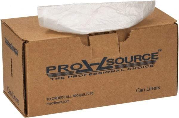 PRO-SOURCE - 0.43 mil Thick, Household/Office Trash Bags - 33" Wide x 40" High, Clear - Industrial Tool & Supply