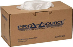 PRO-SOURCE - 0.63 mil Thick, Household/Office Trash Bags - 40" Wide x 48" High, Clear - Industrial Tool & Supply