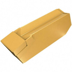 Iscar - 600K040GITM K Grade IB50, 6mm Cutting Width PCBN Grooving Insert - 0.6mm Max Depth of Cut, Neutral, 0.4mm Corner Radius, Uncoated - Industrial Tool & Supply