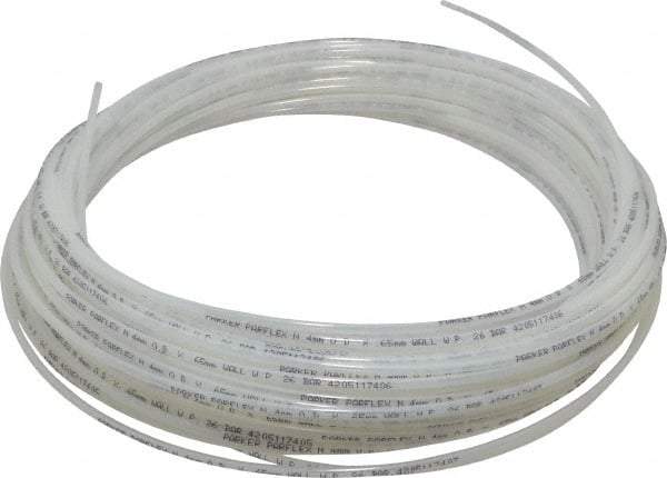 Parker - 4mm OD, 100' Long, Nylon Tube - Natural, 300 Max psi, -65 to 200°F - Industrial Tool & Supply