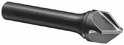 Hertel - 1/4" Head Diam, 1/4" Shank Diam, 4 Flute 120° Solid Carbide Countersink - Industrial Tool & Supply