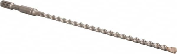 Milwaukee Tool - 1/2" Diam, Spline Shank, Carbide-Tipped Rotary & Hammer Drill Bit - Industrial Tool & Supply
