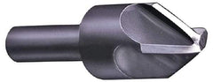 Hertel - 2-1/2" Head Diam, 3/4" Shank Diam, 4 Flute 120° High Speed Steel Countersink - 4-3/4" OAL, Straight Shank - Industrial Tool & Supply