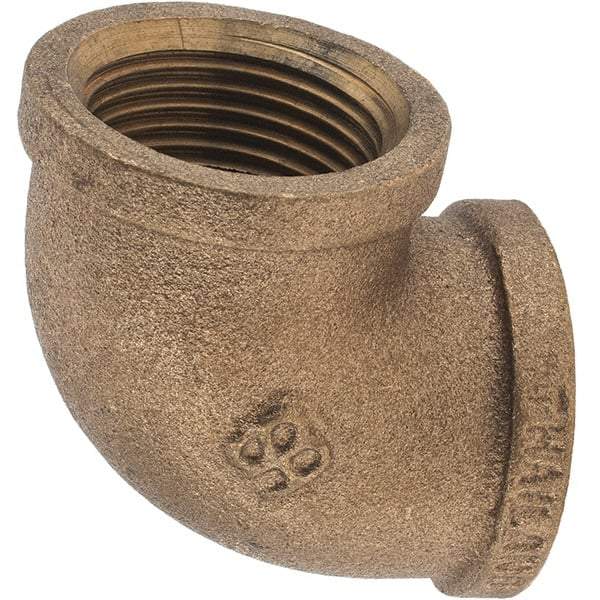 Merit Brass - Class 125, 1" Internal Pipe, Brass 90° Street Elbow - FBSPT x FBSPT - Industrial Tool & Supply
