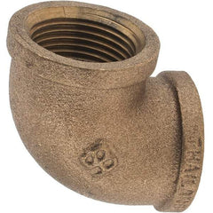 Merit Brass - Class 125, 1" Internal Pipe, Brass 90° Street Elbow - FBSPT x FBSPT - Industrial Tool & Supply
