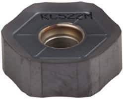 Kennametal - HNGJ535 LD Grade KC522M Carbide Milling Insert - TiAlN Finish, 0.2189" Thick, 5/8" Inscribed Circle, 1.2mm Corner Radius - Industrial Tool & Supply