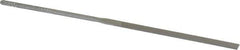 Nicholson - 5-1/2" Needle Precision Swiss Pattern Equalling File - Round Handle - Industrial Tool & Supply