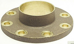 NIBCO - 5" Pipe, 10" OD, Cast Copper Companion Pipe Flange - 150 psi, C End Connection, 8-1/2" Across Bolt Hole Centers - Industrial Tool & Supply