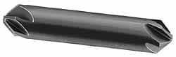 Hertel - 1/8" Head Diam, 1/8" Shank Diam, 6 Flute 120° High Speed Steel Countersink - Industrial Tool & Supply