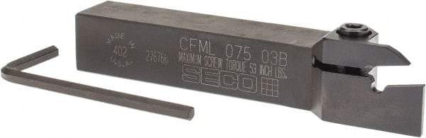 Seco - CFML, Left Hand Cut, 3/4" Shank Height x 3/4" Shank Width, Indexable Turning Toolholder - 4-1/2" OAL, LC..1603.. Insert Compatibility, Series Multi-Directional Turning (MDT) - Industrial Tool & Supply