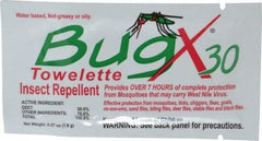 North - 50 Count 30% DEET Towelette - For Biting Flies, Black Flies, Chiggers, Deer Flies, Gnats, Midges, Mosquitoes, No-See-Ums, Stable Flies, Fleas - Industrial Tool & Supply