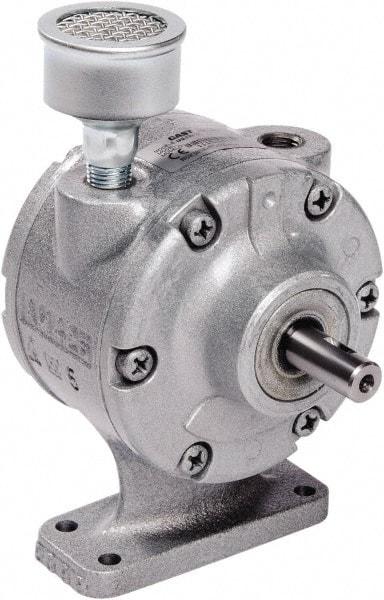 Gast - 1.7 hp Reversible Foot Air Actuated Motor - 0:00 Gear Ratio, 3,000 Max RPM, 1.12" Shaft Length, 1/2" Shaft Diam - Industrial Tool & Supply