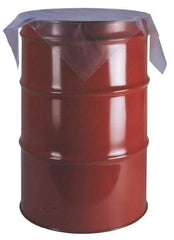 Made in USA - 55 Gal, 1.5 mil, LDPE Drum Top Sheet - Industrial Tool & Supply