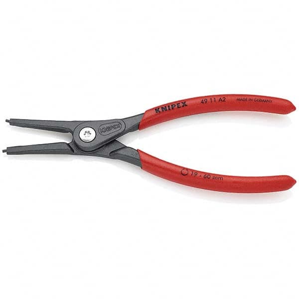 Knipex - Retaining Ring Pliers Type: External Ring Size: 3/4" - 2-3/64" - Industrial Tool & Supply