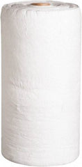 PRO-SAFE - 49 Gal Capacity per Package, Oil Only Roll - 150' Long x 30" Wide, White, Polypropylene - Industrial Tool & Supply