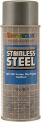 Seymour of Sycamore - Stainless Steel, 13 oz Net Fill, Satin, Metallic Spray Paint - 13 oz Container - Industrial Tool & Supply