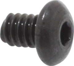 Value Collection - #2-56 UNC Hex Socket Drive, Button Screw - Alloy Steel, Black Oxide Finish, Fully Threaded, 1/8" Length Under Head - Industrial Tool & Supply