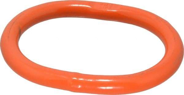Pewag - G100 Grade Orange Alloy Steel Oblong Master Link - 3/8" Diameter, 3,800 Lb Load Limit - Industrial Tool & Supply