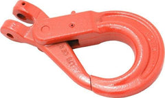 Pewag - 3/8 Inch Chain Diameter, Grade 80 Clevis Hook - 7,100 Lbs. Load Capacity, 15/32 Inch Inside Diameter, 15/32 Inch Pin Diameter, 1-31/32 Inch Hook Throat, 1-49/64 Inch Hook Width - Industrial Tool & Supply