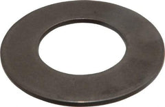 Made in USA - 0.642" ID, Grade 17-7 PH Stainless Steel, Belleville Disc Spring - 1.24" OD, 0.085" High, 0.049" Thick - Industrial Tool & Supply