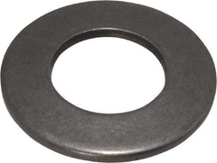 Made in USA - 0.642" ID, Grade 17-7 PH Stainless Steel, Belleville Disc Spring - 1.24" OD, 0.108" High, 0.0787" Thick - Industrial Tool & Supply