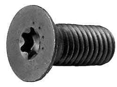 Camcar - 3/8-16 UNC Torx Plus Drive, 82° Flat Screw - Alloy Steel, Black Oxide Finish, Fully Threaded, 1-3/4" OAL - Industrial Tool & Supply