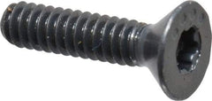 Camcar - #4-40 UNC Torx Plus Drive, 82° Flat Screw - Alloy Steel, Black Oxide Finish, Fully Threaded, 1/2" OAL - Industrial Tool & Supply