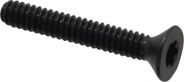 Camcar - #4-40 UNC Torx Plus Drive, 82° Flat Screw - Alloy Steel, Black Oxide Finish, Fully Threaded, 3/4" OAL - Industrial Tool & Supply