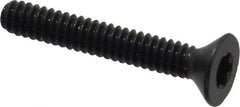 Camcar - #4-40 UNC Torx Plus Drive, 82° Flat Screw - Alloy Steel, Black Oxide Finish, Fully Threaded, 3/4" OAL - Industrial Tool & Supply