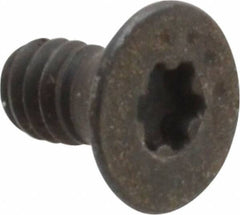 Camcar - #5-40 UNC Torx Plus Drive, 82° Flat Screw - Alloy Steel, Black Oxide Finish, Fully Threaded, 1/4" OAL - Industrial Tool & Supply