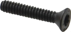 Camcar - #6-32 UNC Torx Plus Drive, 82° Flat Screw - Alloy Steel, Black Oxide Finish, Fully Threaded, 3/4" OAL - Industrial Tool & Supply