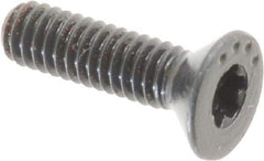 Camcar - #8-32 UNC Torx Plus Drive, 82° Flat Screw - Alloy Steel, Black Oxide Finish, Fully Threaded, 5/8" OAL - Industrial Tool & Supply