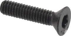 Camcar - #8-32 UNC Torx Plus Drive, 82° Flat Screw - Alloy Steel, Black Oxide Finish, Fully Threaded, 3/4" OAL - Industrial Tool & Supply