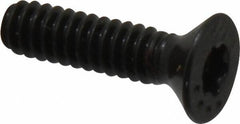 Camcar - #10-24 UNC Torx Plus Drive, 82° Flat Screw - Alloy Steel, Black Oxide Finish, Fully Threaded, 3/4" OAL - Industrial Tool & Supply