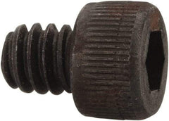 Value Collection - #3-48 UNC Hex Socket Drive, Socket Cap Screw - Alloy Steel, Black Oxide Finish, Fully Threaded, 1/8" Length Under Head - Industrial Tool & Supply