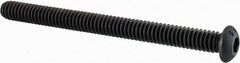 Value Collection - 1/4-20 UNC Hex Socket Drive, Button Screw - Alloy Steel, Black Oxide Finish, Fully Threaded, 3" Length Under Head - Industrial Tool & Supply