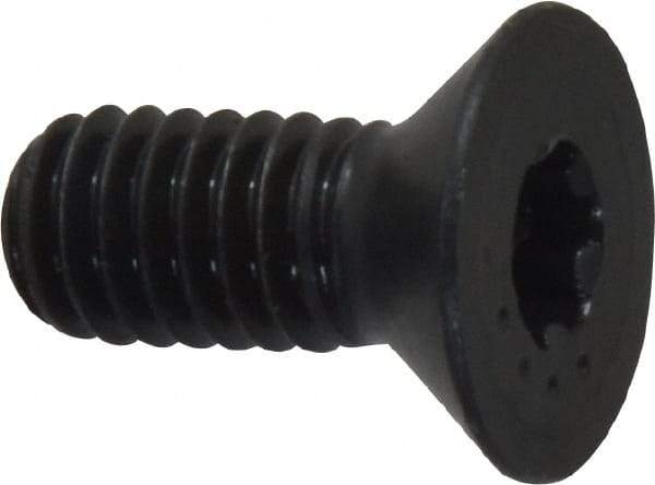Camcar - 5/16-18 UNC Torx Plus Drive, 82° Flat Screw - Alloy Steel, Black Oxide Finish, Fully Threaded, 3/4" OAL - Industrial Tool & Supply