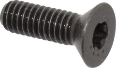Camcar - 5/16-18 UNC Torx Plus Drive, 82° Flat Screw - Alloy Steel, Black Oxide Finish, Fully Threaded, 1" OAL - Industrial Tool & Supply