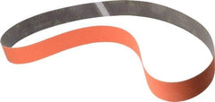 3M - 2" Wide x 60" OAL, 80 Grit, Ceramic Abrasive Belt - Ceramic, Medium, Coated, YF Weighted Cloth Backing, Wet/Dry, Series 777F - Industrial Tool & Supply