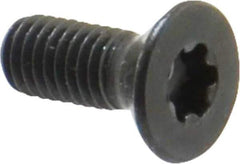 Camcar - #10-32 UNF Torx Plus Drive, 82° Flat Screw - Alloy Steel, Black Oxide Finish, Fully Threaded, 1/2" OAL - Industrial Tool & Supply