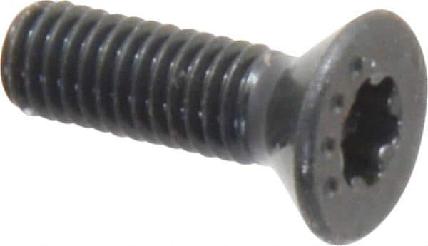 Camcar - #10-32 UNF Torx Plus Drive, 82° Flat Screw - Alloy Steel, Black Oxide Finish, Fully Threaded, 5/8" OAL - Industrial Tool & Supply